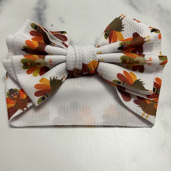 Turkey headband,head wrap baby head wrap stretchy 
Thanksgiving head wrap - Picture 5 of 6